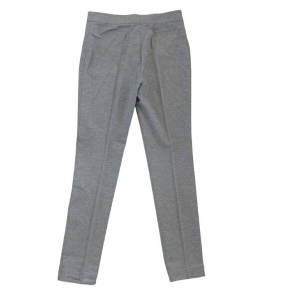 Akris Mara Slim Leg Stretch Jersey Pants Size 6 New Charcoal Gray Tapered Leg - Picture 5 of 11